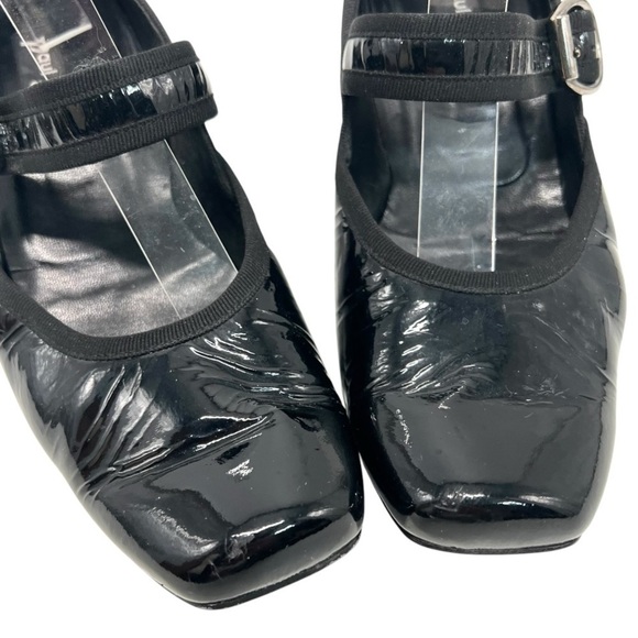 Paul Green Black Patent Leather Mary Jane Handcrafted Heels Women’s 7.5 - Picture 6 of 16
